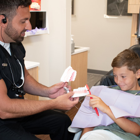 children's dental visit