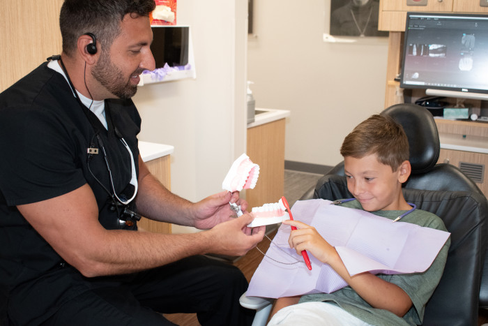 children's dental visit
